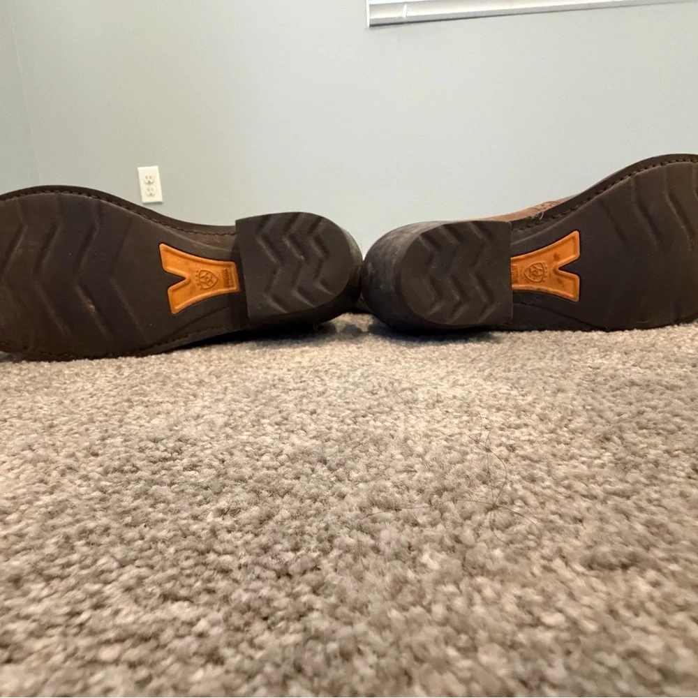 Ariat Mens (or Womens) Tan/Brown Western Cowboy Boots Size US 8EE Style 10002230 - Picture 10 of 16